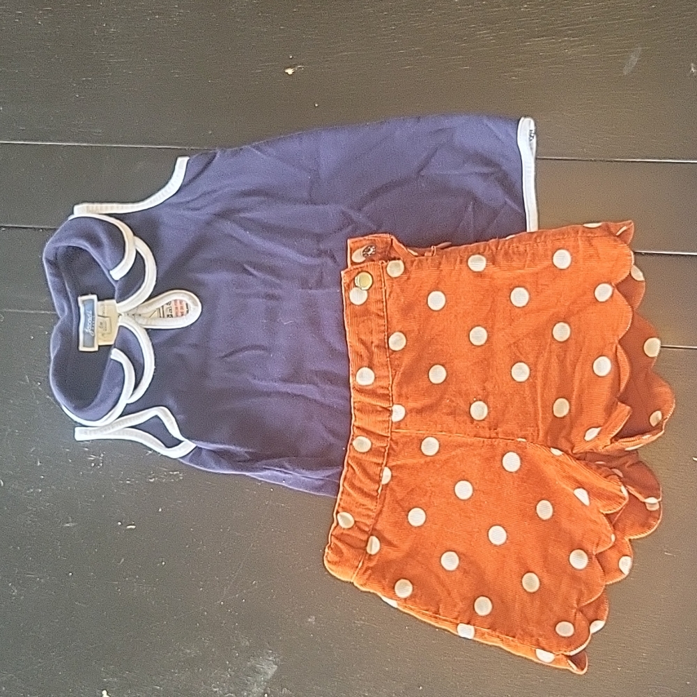 Jacadi Paris Baby Girl Shorts and Tunic